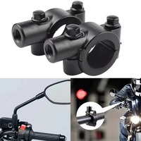 Accessoires de support de rétroviseur de moto avec support M8 M10, support de guidon pour modification, meilleure visibilité