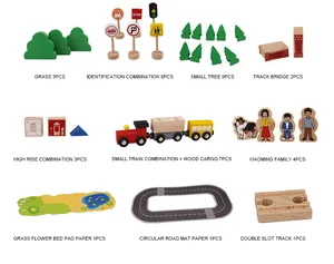 Prezzo di fabbrica all'ingrosso treno 3D Set puzzle giocattoli per bambini giocattoli educativi