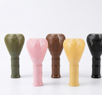 Fouet à matcha en résine plastique PP de qualité alimentaire avec logo personnalisé, brosse à thé vert japonaise Chasen, accessoires à thé matcha réutilisables