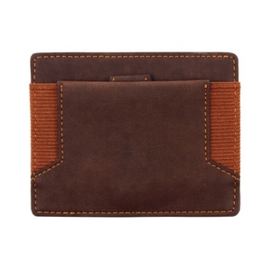 Cartera Mágica Delgada y Minimalista Boshiho, Estuche para Tarjetas de Cuero Genuino, Cartera Mágica Delgada de Cuero para Hombre y Mujer - Product Image 4