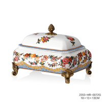 2023 bougeoir en céramique en laiton créatif décorations d'oiseaux colorés Design classique pour les fêtes de mariage lampe à huile de bureau à domicile