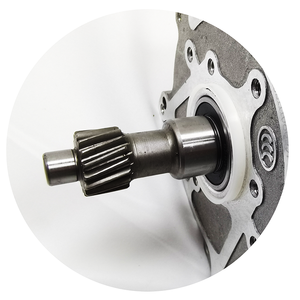 1500W 60V 72V 3200Rpm <span class=keywords><strong>Dc</strong></span> Borstelloze Motor Voor Elektrische Driewieler Auto - Product Image 3