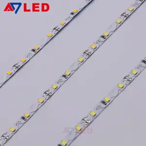 Hot Sale Zigzag IP65 Satu Warna SMD2835 7W 6 Mm DC12V Tahan Air S Bentuk LED Strip