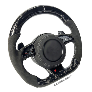 Volante de Fábrica en Fibra de Carbono Forjada con LED y Cuero para Audi B8 B9 Q5 Q7 A3 A4 A5 A6 S4 S5 RS3 RS4 RS6 <span class=keywords><strong>RS</strong></span> - Product Image 3