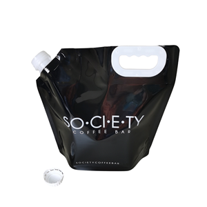 4L 1Gallon Thực Phẩm Lớp Nhôm Túi Rượu Vang Vòi Rót Đứng Thẳng Đứng Dừa Sữa <span class=keywords><strong>Pouch</strong></span> - Product Image 2