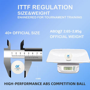Balles de <span class=keywords><strong>ping</strong></span>-<span class=keywords><strong>pong</strong></span> Liang Jingkun certifiées ITTF 40+ en nouveau matériau ABS, trajectoire stable et plus durables, pour les matchs - Product Image 2