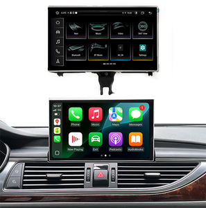 شاشة لمس قابلة للسحب 9 بوصة مع نظام أندرويد كوالكوم 8 جيجا 128 جيجا، يدعم AUTO وCarplay لسيارات أودي 2012-2018 <span class=keywords><strong>A6</strong></span> A7 C7، مشغلات سيارات مع نظام تحديد المواقع والملاحة - Product Image 1