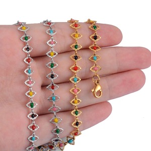 Collier en acier inoxydable plaqué or fait main, chaîne à perles mignonne, bijoux créatifs DIY de haute qualité, unisexe, pour les fêtes et tous les jours - Product Image 2