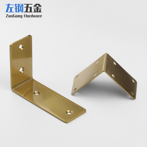 Support d'angle en acier inoxydable ZuoGong, 90 degrés, épaissi, pour étagères et meubles - Product Image 2