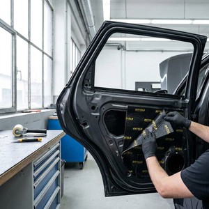 Kit Completo Antirumore per Auto ANTELA 36 piedi quadrati, Set di Tappetini Fonoassorbenti in Butilo e Foglio di Alluminio 18 Pezzi per Porte, Pavimento, Tetto, Bagagliaio - Product Image 5