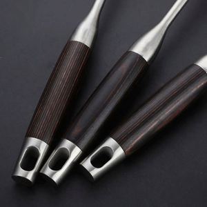Stainless Steel <b>Kitchen</b> Utensils Set with Wooden Handle Spatula & Soup Spoon Premium <b>Kitchen</b> Tools <b>Accessories</b> - Product Image 5