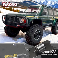 YIKONG YK4107 PRO Camioneta Todoterreno RC a Escala 1/10, 4WD, Sin Escobillas, Control Remoto Eléctrico, RTR