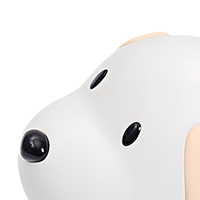 Veilleuse en silicone en forme de chiot mignon, rechargeable par USB, protection oculaire, lumière douce multicolore, changement de couleur, contrôle tactile, DIY, dessin animé