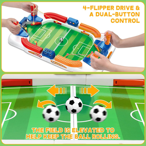 Mini Table de Baby-Foot pour Enfants, Ensemble de Jeu de Football, Cadeaux pour Garçons, Jeux de Football de Table pour Salle de Jeux Intérieure, Jouets de Flipper - Product Image 5
