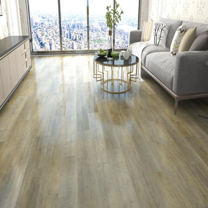 Planche de sol SPC durable et imperméable de 4 mm d'épaisseur, vinyle à clipser, dalles de sol SPC, installation facile, revêtement composite - Product Image 1