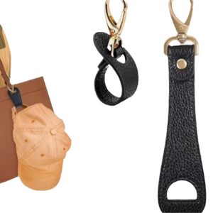 Leather <b>Hat</b> Clip Hook For Baseball Cap Backpack Storage Travel Accessory <b>Black</b> Brown Coffee <b>White</b> Light Gray - Product Image 1