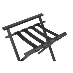 MILENYUM LR-S-002 Moderno Soporte de Equipaje de Acero con Recubrimiento de Polvo Negro, Estante Metálico Plegable para Habitación de Hotel, Dormitorio, Sala de Estar - Product Image 3