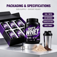 OEM BCAA Kompleks Potensi Tinggi 5 Campuran Protein (20-29g Protein) Rasa Susu Cokelat untuk Pemulihan Otot Dewasa Kekuatan Harian