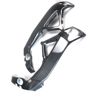 Carbonart Nouveau Carénage Sec en Fibre de Carbone 3K Compatible avec <span class=keywords><strong>Aprilia</strong></span> <span class=keywords><strong>RSV4</strong></span>, Garde-Carter Arrière, Protections de Cadre et Couvre-Bascule - Product Image 3