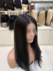 Wholesale HD <b>Lace</b> Front Wigs Chinese Hair Virgin Pre Plucked Natural Hairline Glueless Transparent <b>Lace</b> Breathable <b>Elastic</b> Small - Product Image 5