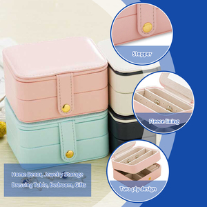 Vận chuyển nhanh chóng thả sang trọng xách tay <span class=keywords><strong>mini</strong></span> du lịch đồ trang sức trường hợp nhỏ du lịch lưu trữ hộp hộp đồ trang sức - Product Image 3