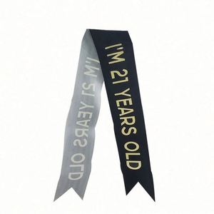 Fajas de cuerpo de cinta de desfile personalizadas de alta calidad de suministro de fábrica para premios - Product Image 6