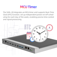 RTC Fanless Mini PC mit Intel 12. 13. Generation Core I3/i5/i7 DDR4 64GB 5 HDMI 2Lan Embedded Mini PC für Industrie-und Büro zwecke