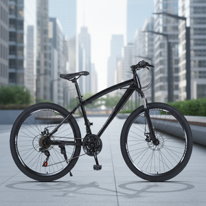 Vélo VTT tout-terrain 26 pouces en <span class=keywords><strong>acier</strong></span> pour étudiants et adultes, 21 vitesses, suspension à disque, confortable, vente en gros - Product Image 6