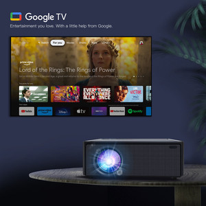 Hình Ảnh Tốt Nhất <span class=keywords><strong>2400</strong></span> Lumen 4K Đa Phương Tiện Rạp Chiếu Phim Gia Đình Máy Chiếu 2 + 8GB Android11 Wifi Tự Động Keystone Tập Trung Hội Nghị Máy Chiếu - Product Image 2