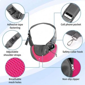 Free Sample Custom <b>Pet</b> Dog <b>Sling</b> sports Breathable Mesh Travel Safe <b>Sling</b> Leisure Leisure sports backpack - Product Image 2