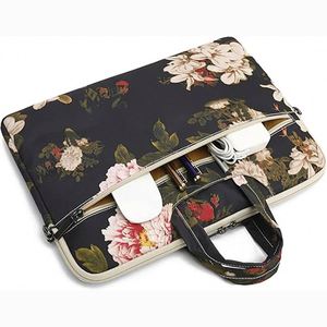 Free Sample Double-layered <b>Laptop</b> Sleeve Shoulder Bag Anti-theft Waterproof Features Closure Polyester Bag - Product Image 1