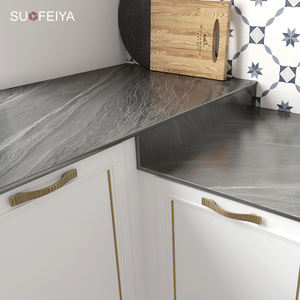 SOFEYIA Armoires de cuisine en <span class=keywords><strong>bois</strong></span> PVC personnalisables Armoires de base d'évier auto-assemblées Fabricants de <span class=keywords><strong>menuiserie</strong></span> MDF pour les villas de Dubaï - Product Image 6