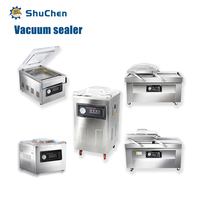 Machine de mise sous vide automatique électrique portable Shuchen pour usage professionnel (petites entreprises) – Idéale pour poulet, bœuf, viande, riz et autres aliments