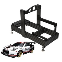 monitor colgante perfil extrusión de aluminio con ranura de 4080 T, simulador de conducción de camiones y coches de carreras sim