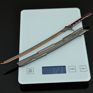 Vùng tối trò chơi ngoại vi đầy đủ kim Loại 30cm nhiệt chiến binh chắp vá trang trí khắc Mô hình Vũ khí và áo giáp thủ công trang trí - Product Image 2