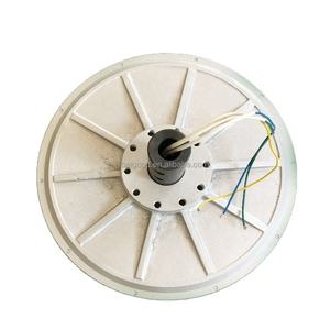 เครื่องกำเนิดไฟฟ้าแม่เหล็กถาวรแบบสามเฟส5KW แกนความเร็วสูง220V 380V สำหรับ <span class=keywords><strong>vawt</strong></span> 500W - Product Image 1