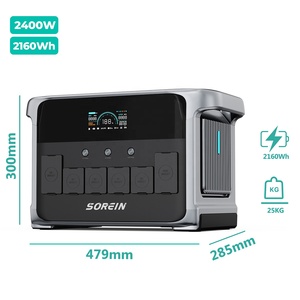 Sorein 2400w <b>Solar</b> Station Portable Lithium Battery Power Station Portable Power Station 220v - Product Image 1