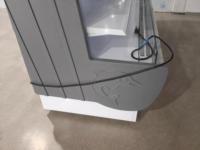 Vitrine réfrigérée ouverte multi-étagères Dolphin Style pour supermarché, boissons, avec éclairage LED et contrôle numérique de la température automatique