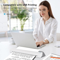 Printer Thermal Mini A4 Nirkabel Laris Manis dengan Antarmuka USB/BT Garansi 1 Tahun Tersedia untuk Tato