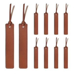 Marcapáginas de Cuero PU con Logotipo Personalizado, Clip para Libros Cosido, Marcador de Lectura Multicolor, Marcapáginas de Cuero PU para Cuaderno y Agenda, Regalo - Product Image 2