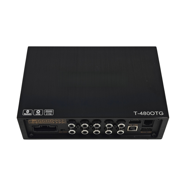 Custom Car DSP Sound Processor for Android Stereo 31 Band EQ Bluetooth 5.0 USB Plug and Play Wiring Harness OEM ODM Solution