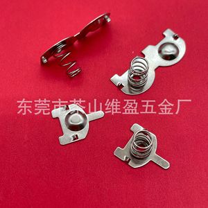Contactos de batería Wei Ying 10x9 10x8 20x8 21x9 Conector de resorte de hierro y latón para electrónica y juguetes - Product Image 1