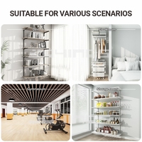 Étagères flottantes en bois pour décoration murale de chambre à coucher étagère de salle de bain flottante murale pour rangement étagère à livres flottante
