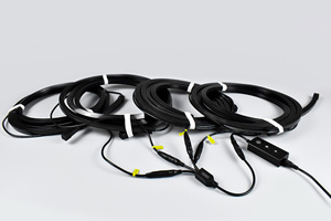 Tira de LED Negra Inteligente para Paneles de Pared de Listones, Luz de Neón Flexible de 3000K Blanco Cálido para Interiores del Hogar - Product Image 6