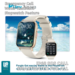 Reloj Inteligente con Conexión de un Clic, Resistente al Agua IP68, Contesta Llamadas, Monitor de Actividad Física, Brújula, Compatible Universal, Asistente de Voz con IA - Product Image 2