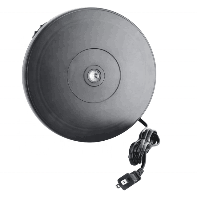 110V Electric Motorized Rotating Turntable Display Stand with LED, 10inch/25cm Diameter 360 Degree Rotating in Either Direction