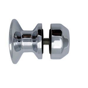 Kellyto T108 Single Hole Bathroom Handle Chrome Spherical <b>Shower</b> Door Accessory - Product Image 4