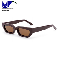 Lunettes de soleil polarisées UV400 à monture intégrale en acétate, taille 54-17-147, personnalisées OEM, pour adultes unisexes, fabriquées en usine certifiée ISO