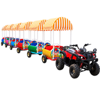 Promotion : Quad 4 roues 150cc/200cc, moteur 4 temps, châssis en acier, toit de protection, capacité 6-8 passagers, 300-400KG