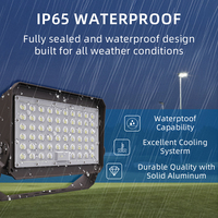 Nouveau design de projecteur LED extérieur en aluminium moulé sous pression pour jardin, 150W 200W IP65